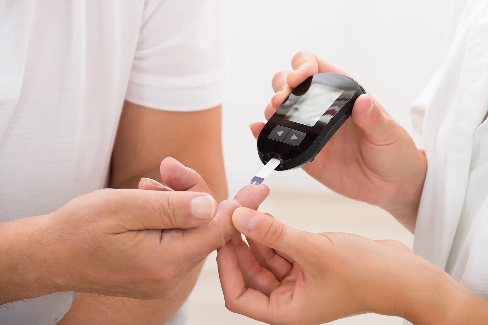 Blutzuckermessung zur Diagnose und Behandlung von Diabetes Typ 2