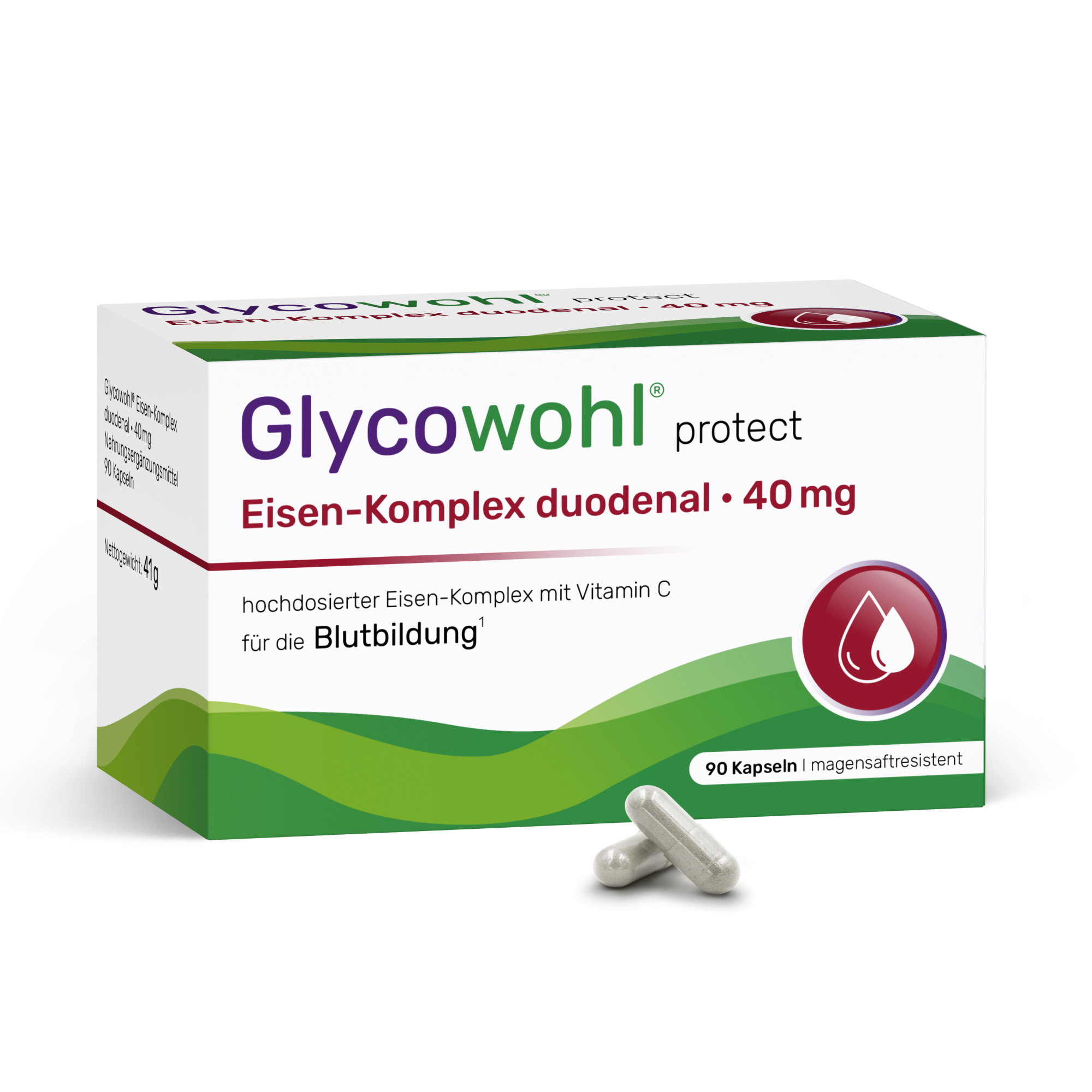 Eisen-Komplex Kapseln duodenal · 40 mg magensaftresistent