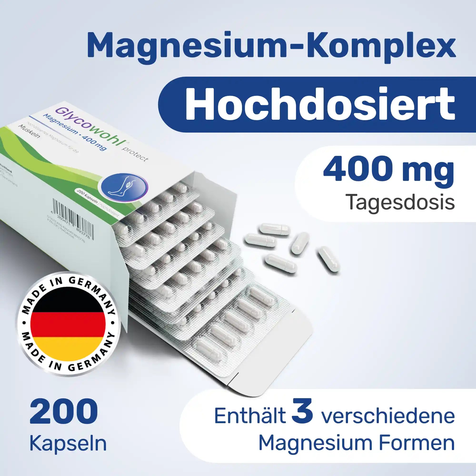 Magnesium Kapseln · 400 mg