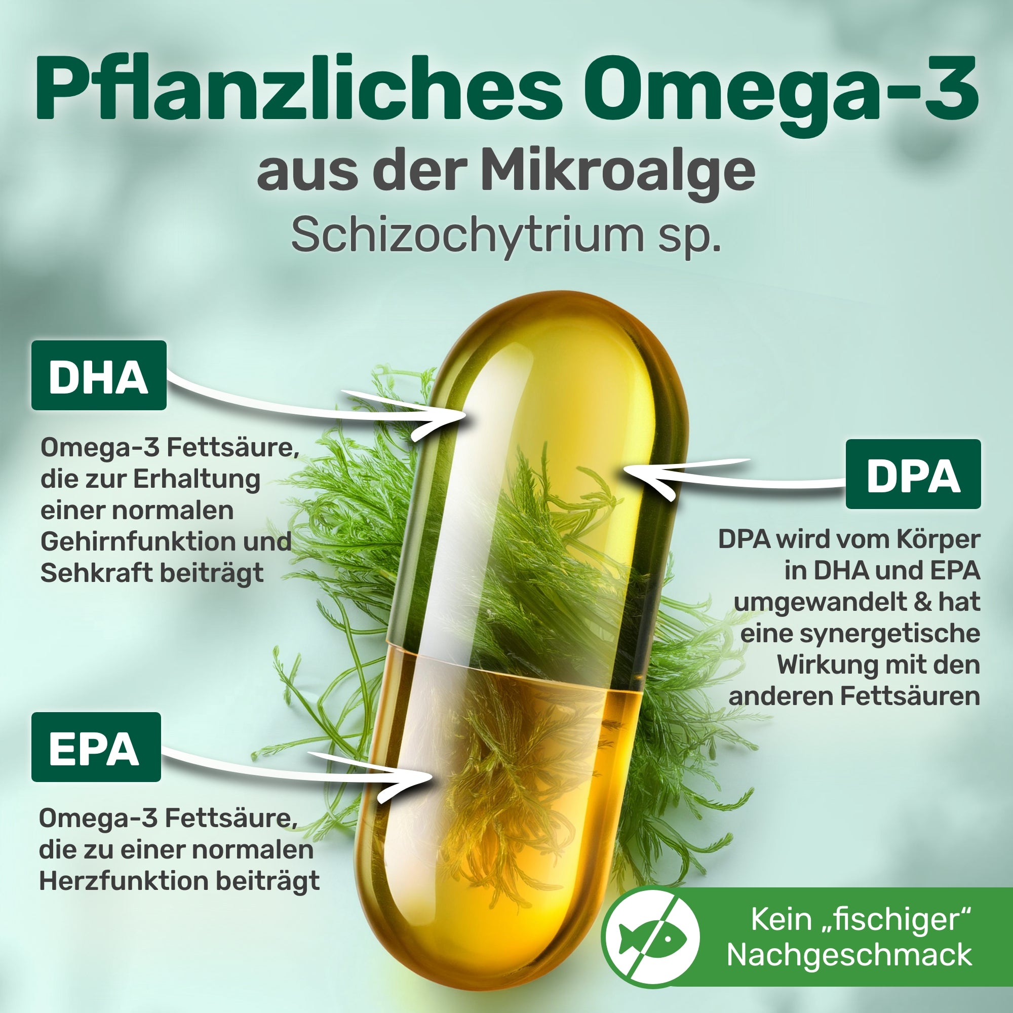 Glycowohl® Omega-3 pflanzlich · 917 mg