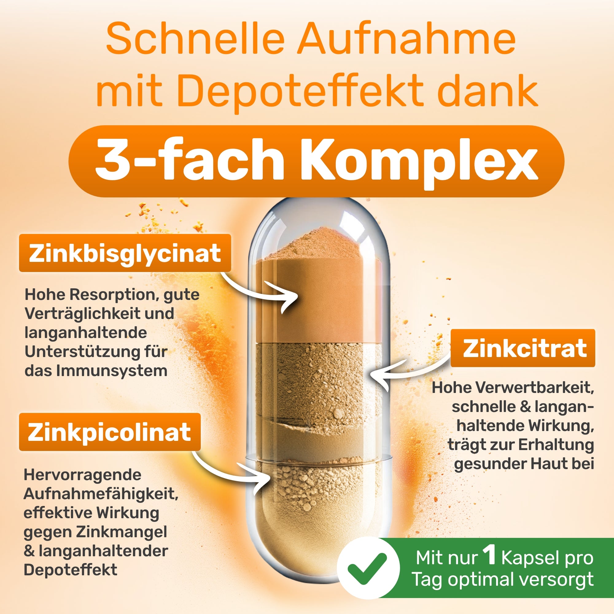 Zink Kapseln · 25 mg