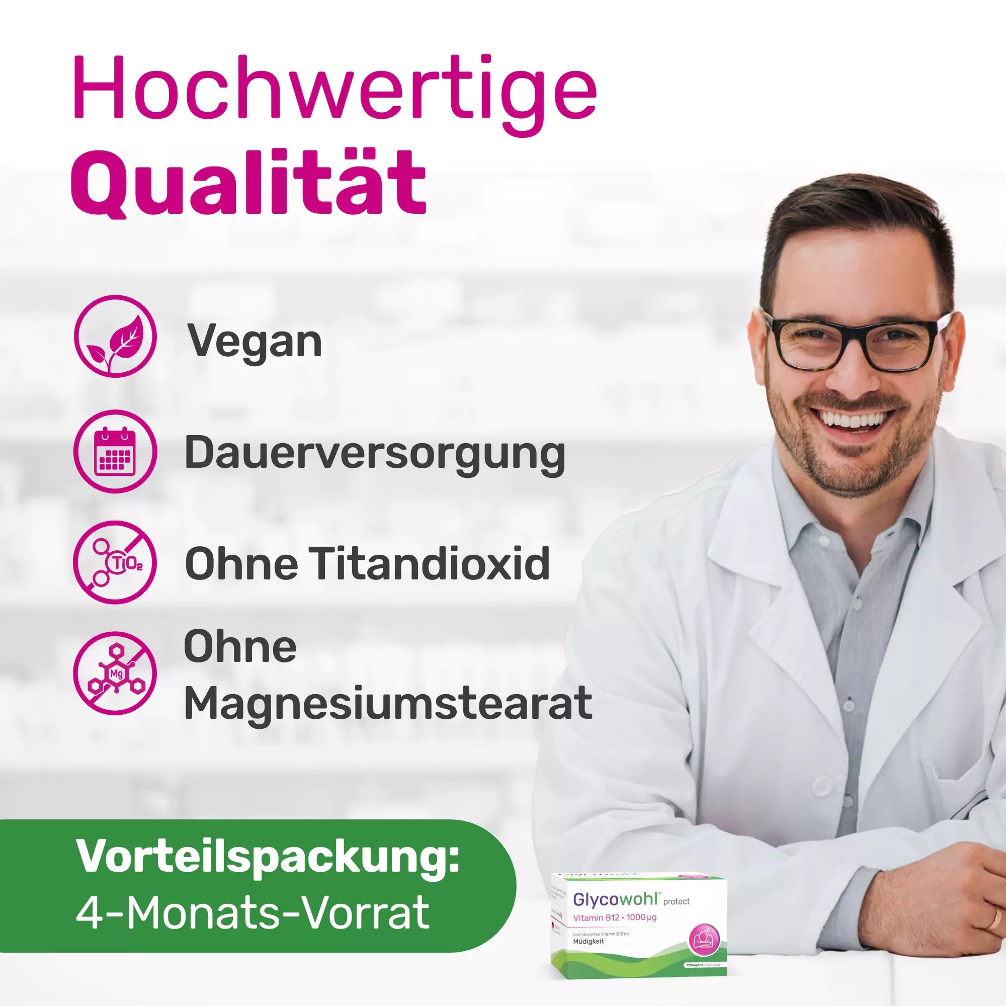 Vitamin B12 Kapseln · 1000 µg