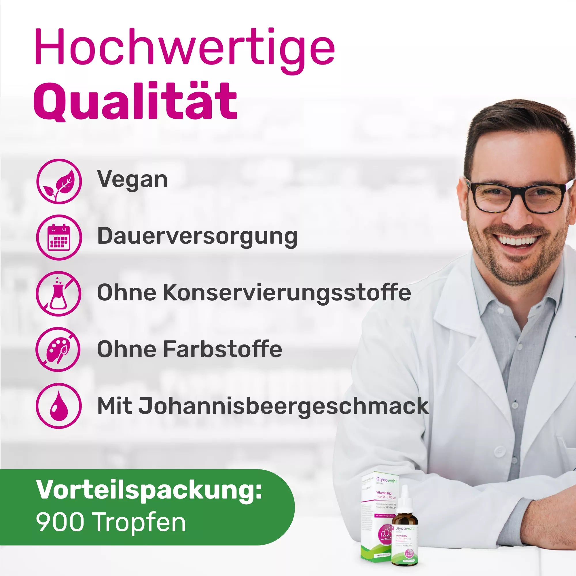 Vitamin B12 Tropfen • 500 µg